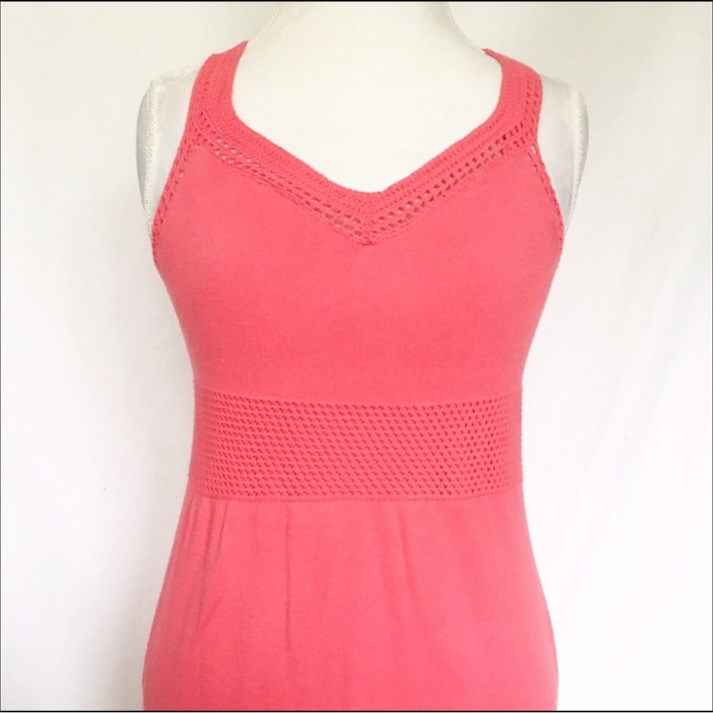Dakini pink crochet dress